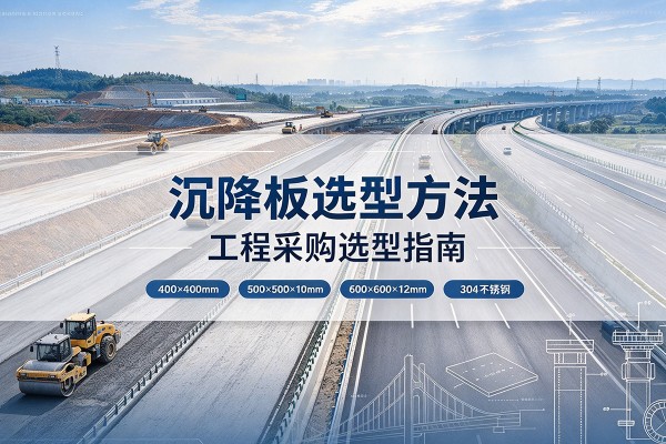 且末沉降板选择方法