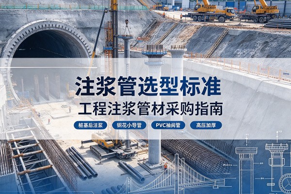 且末注浆管选型标准