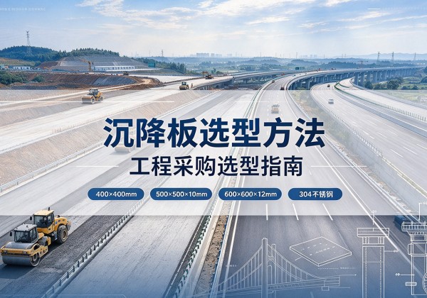 且末沉降板选择方法